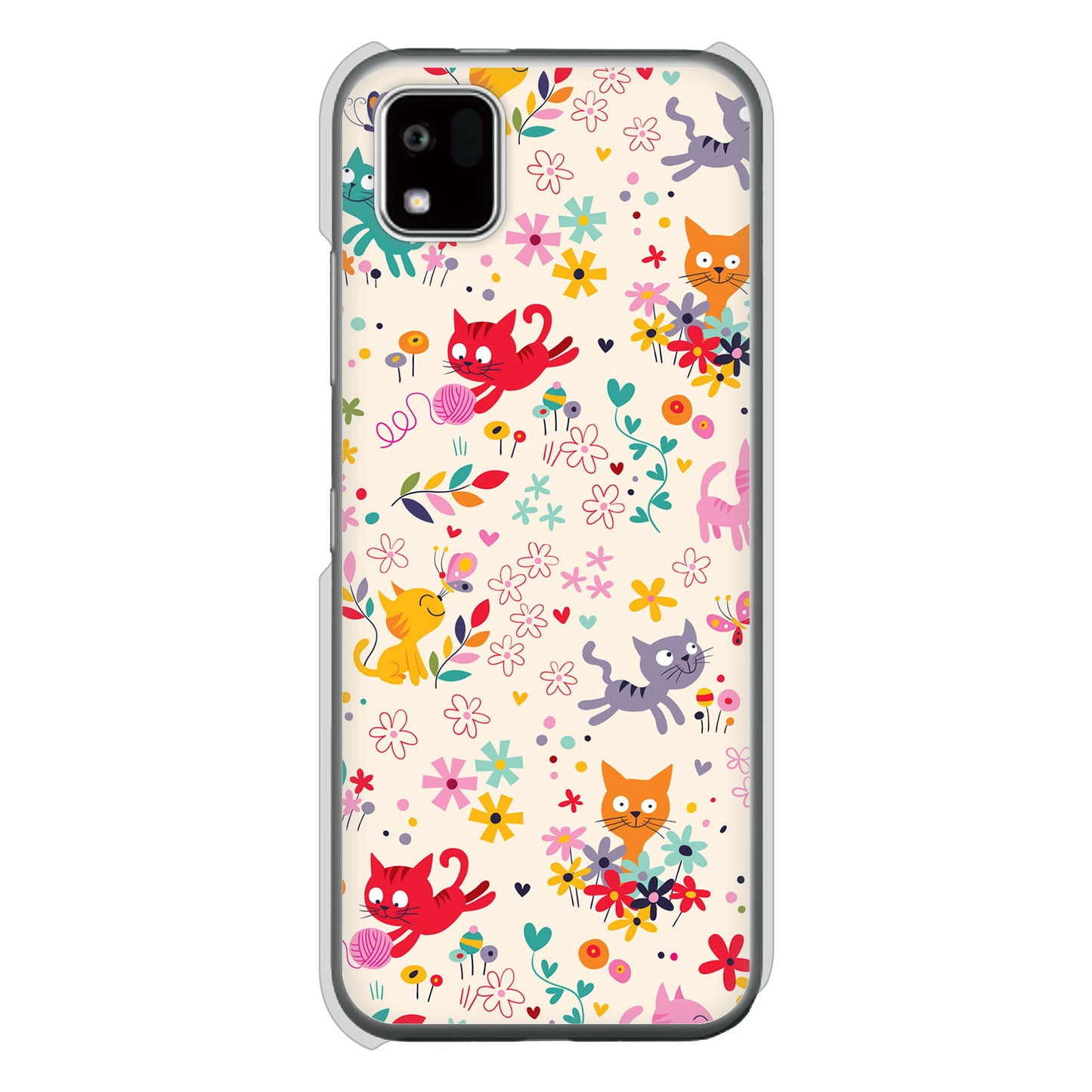 かんたんスマホ3 A205KC Y!mobile 高画質仕上げ 背面印刷 ハードケースマルチスタイル