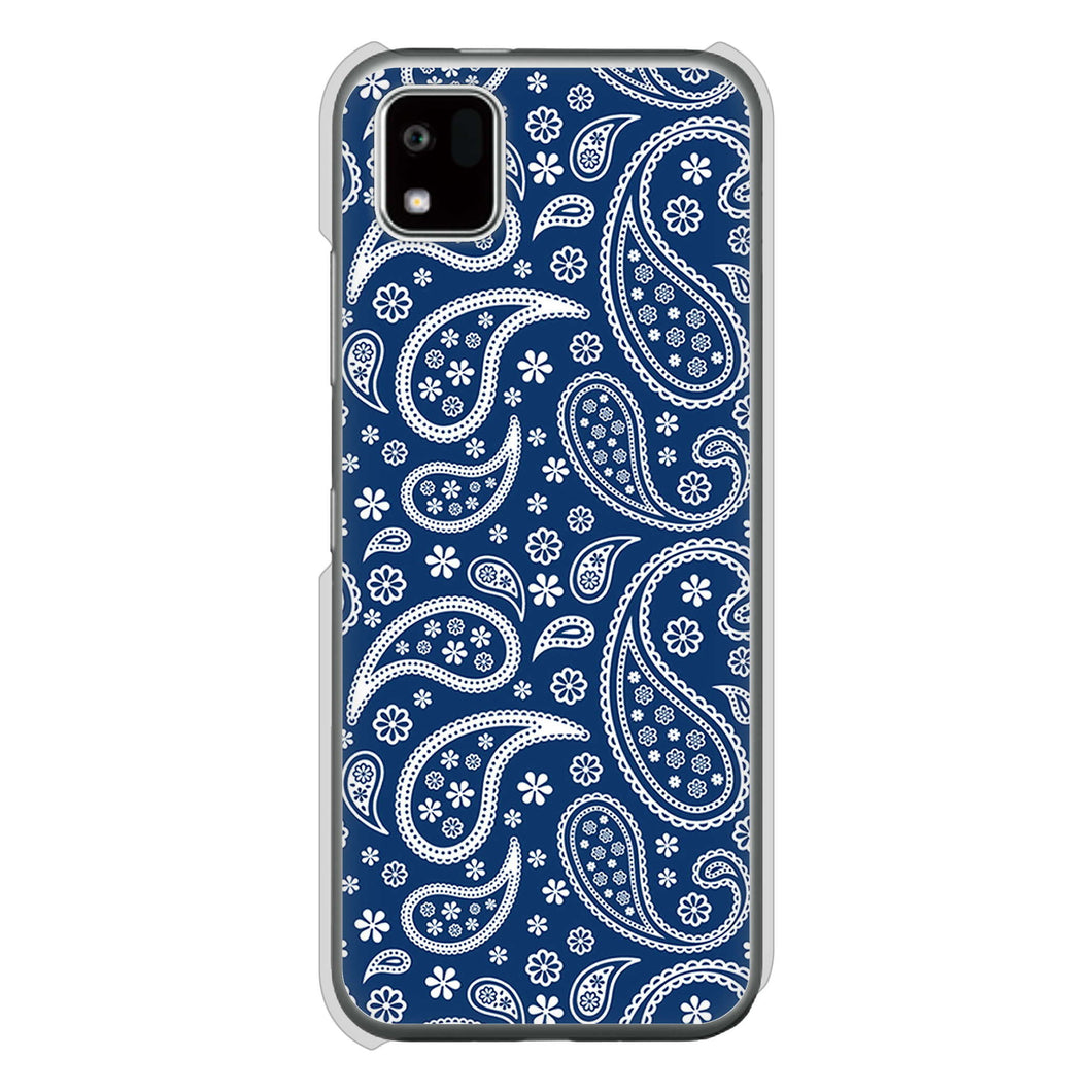 かんたんスマホ3 A205KC Y!mobile 高画質仕上げ 背面印刷 ハードケースペイズリー