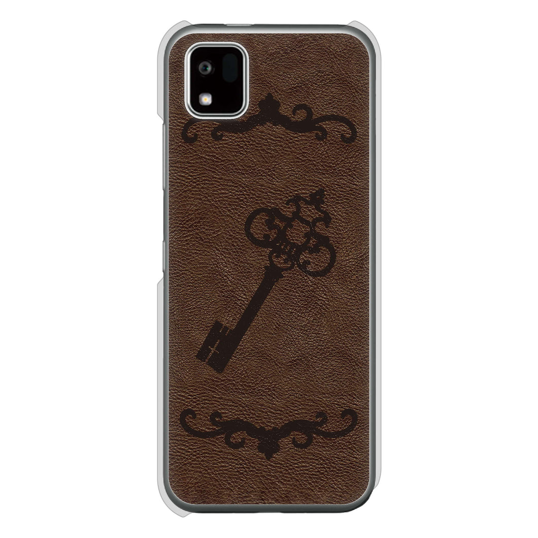 かんたんスマホ3 A205KC Y!mobile 高画質仕上げ 背面印刷 ハードケースレザー風