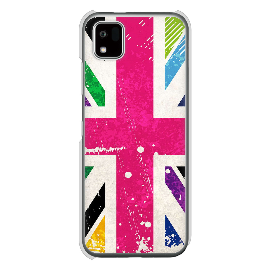 かんたんスマホ3 A205KC Y!mobile 高画質仕上げ 背面印刷 ハードケースユニオンジャック