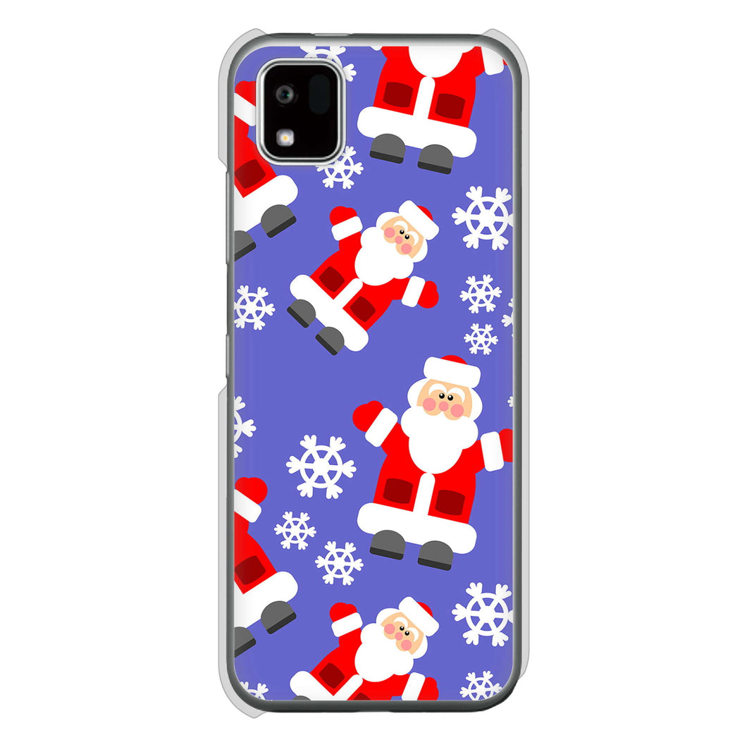 かんたんスマホ3 A205KC Y!mobile 高画質仕上げ 背面印刷 ハードケースクリスマス