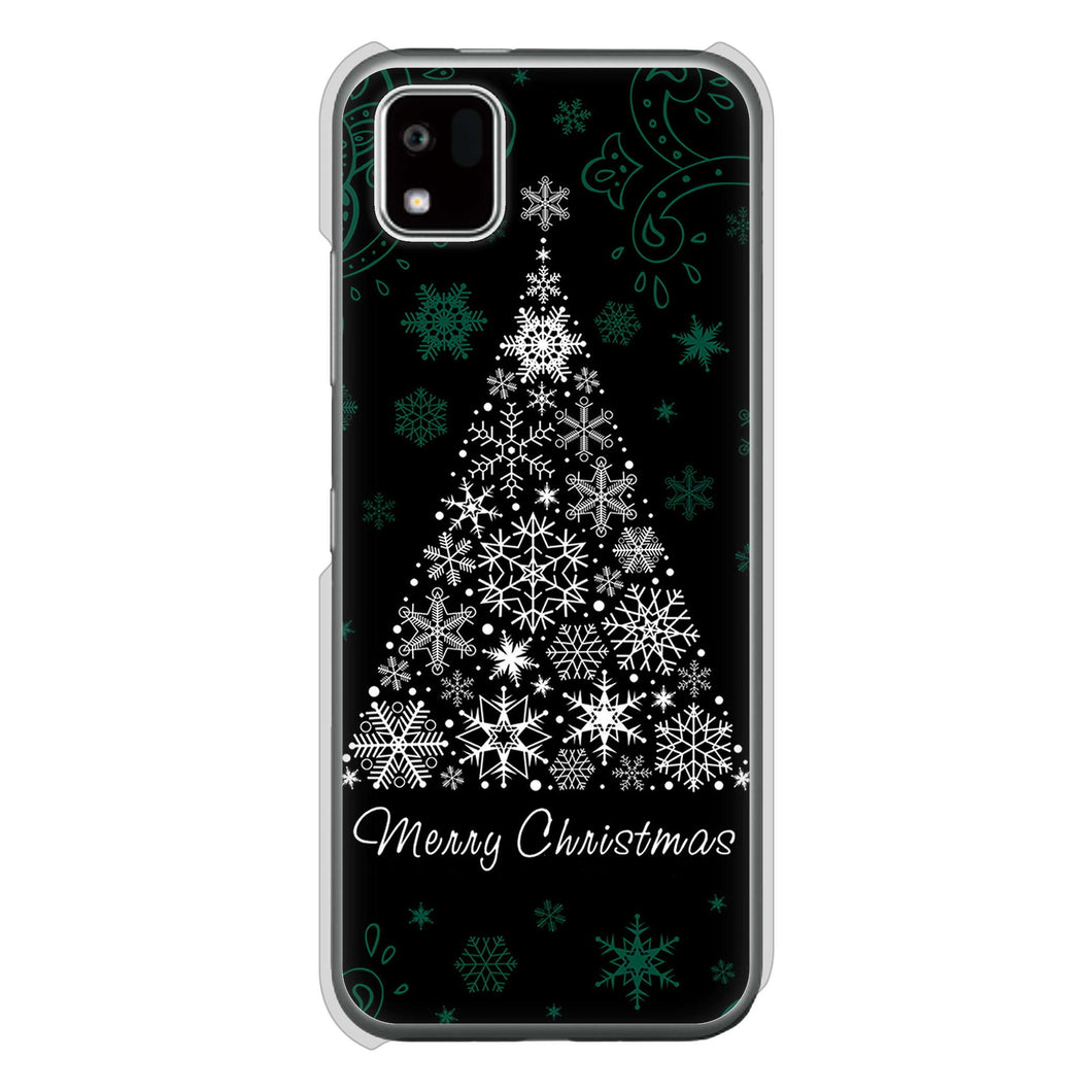 かんたんスマホ3 A205KC Y!mobile 高画質仕上げ 背面印刷 ハードケースクリスマス