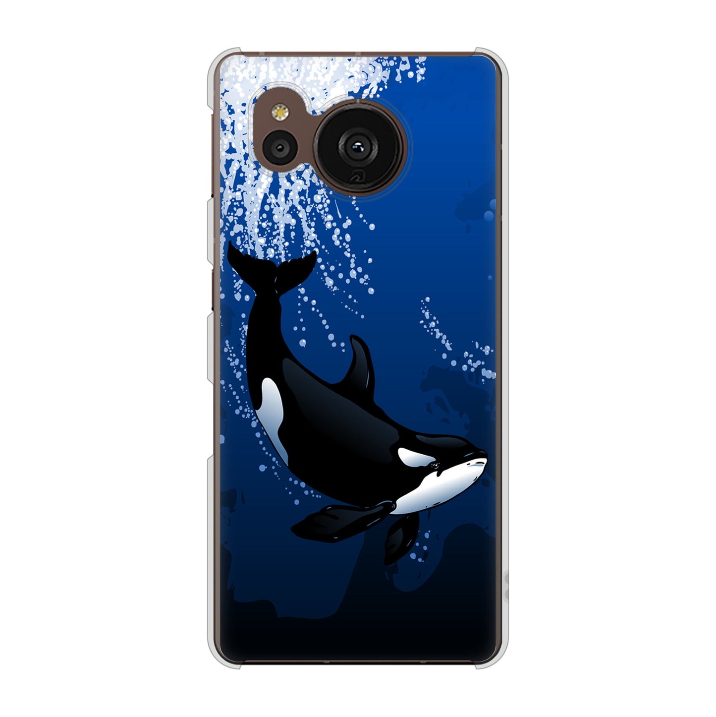 AQUOS sense7 plus A208SH SoftBank 高画質仕上げ 背面印刷 ハードケース 海の守り神