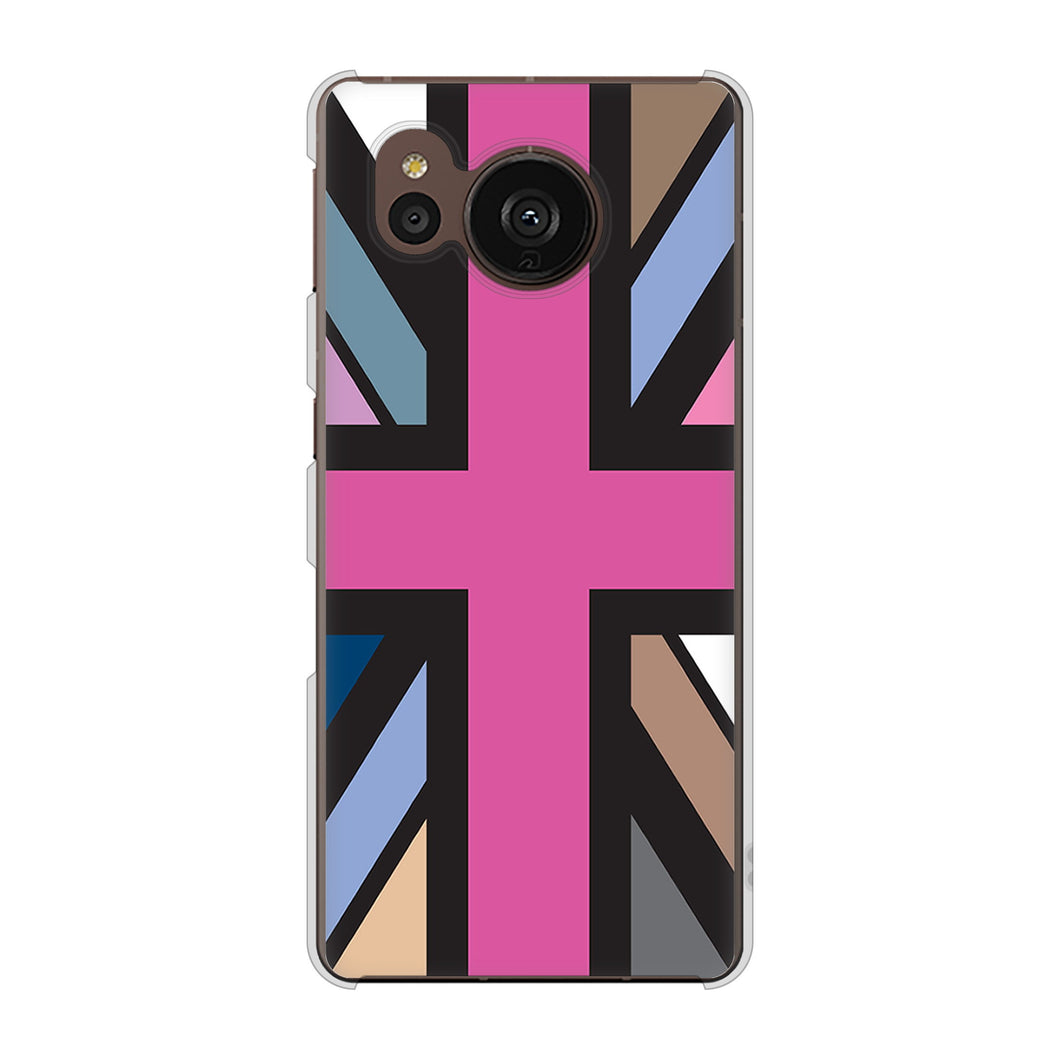 AQUOS sense7 plus A208SH SoftBank 高画質仕上げ 背面印刷 ハードケース ユニオンジャック