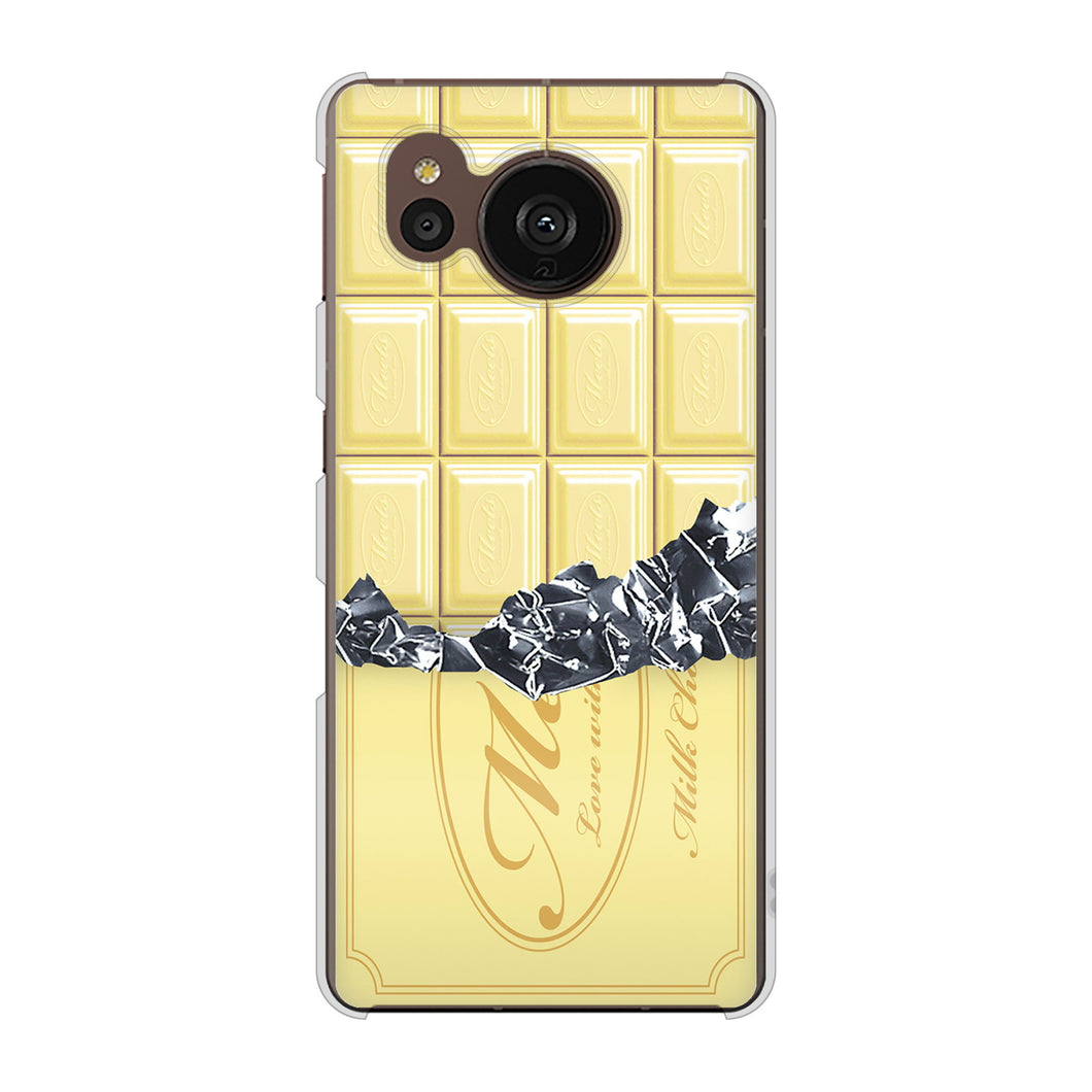 AQUOS sense7 plus A208SH SoftBank 高画質仕上げ 背面印刷 ハードケース 板チョコ