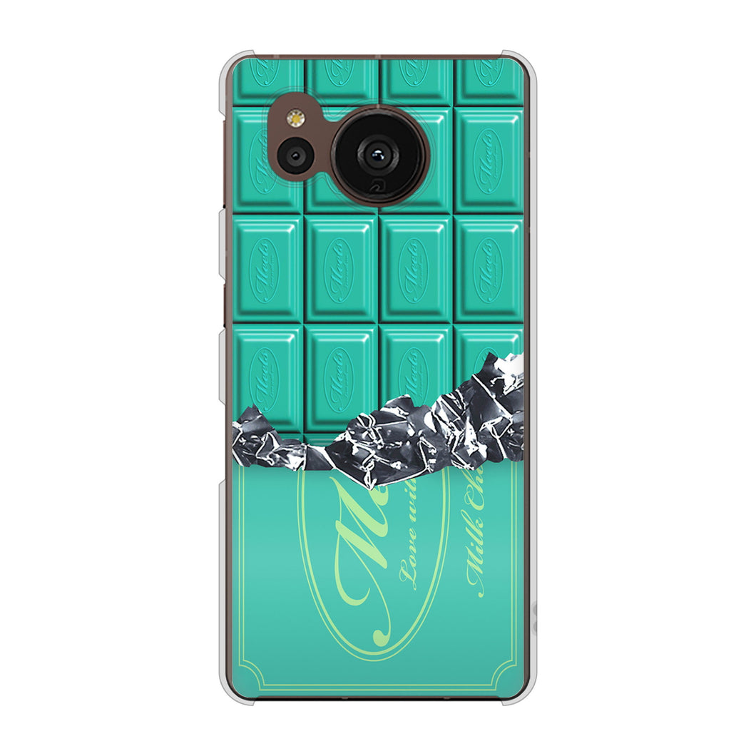 AQUOS sense7 plus A208SH SoftBank 高画質仕上げ 背面印刷 ハードケース 板チョコ