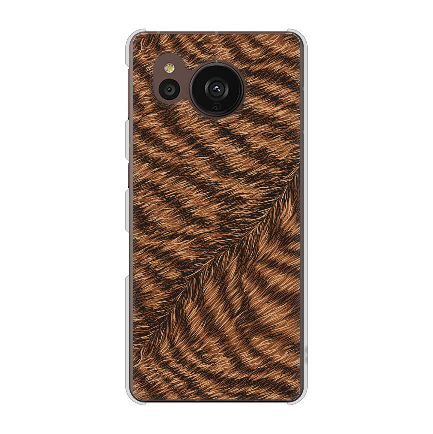 AQUOS sense7 plus A208SH SoftBank 高画質仕上げ 背面印刷 ハードケース アニマル柄