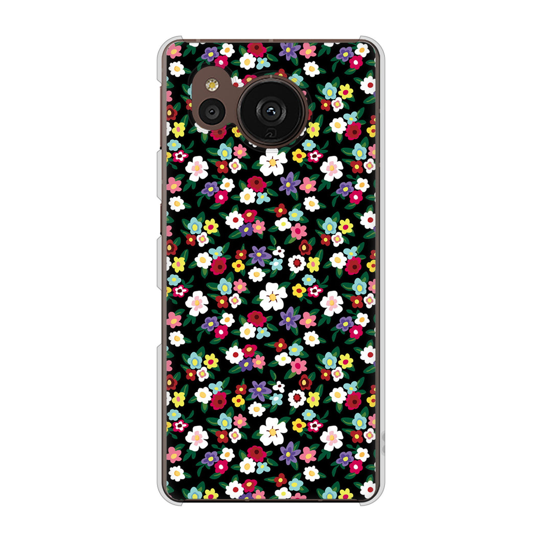 AQUOS sense7 plus A208SH SoftBank 高画質仕上げ 背面印刷 ハードケース リバティプリント