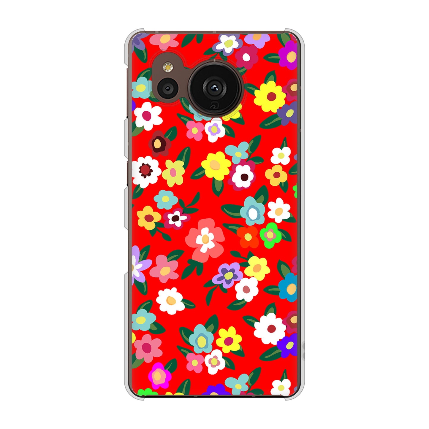 AQUOS sense7 plus A208SH SoftBank 高画質仕上げ 背面印刷 ハードケース リバティプリント