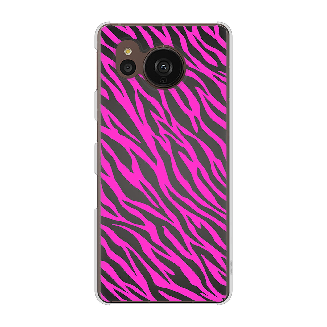 AQUOS sense7 plus A208SH SoftBank 高画質仕上げ 背面印刷 ハードケース アニマル柄