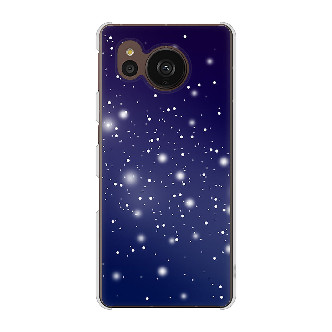 AQUOS sense7 plus A208SH SoftBank 高画質仕上げ 背面印刷 ハードケース 【1271 天空の川】