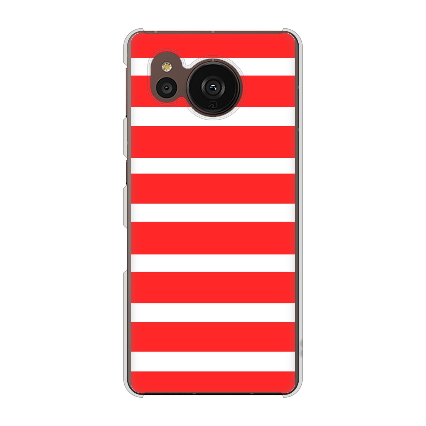 AQUOS sense7 plus A208SH SoftBank 高画質仕上げ 背面印刷 ハードケース シンプルボーダー
