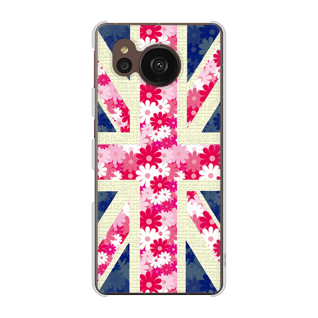 AQUOS sense7 plus A208SH SoftBank 高画質仕上げ 背面印刷 ハードケース ユニオンジャック