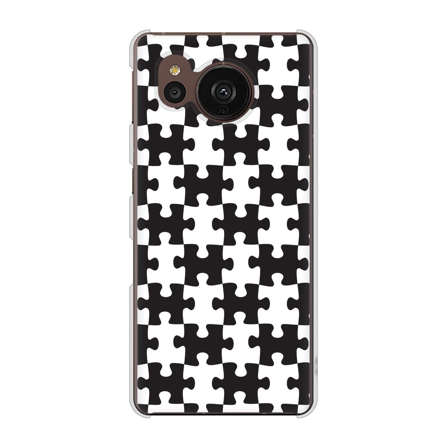AQUOS sense7 plus A208SH SoftBank 高画質仕上げ 背面印刷 ハードケース ジグソーパズル