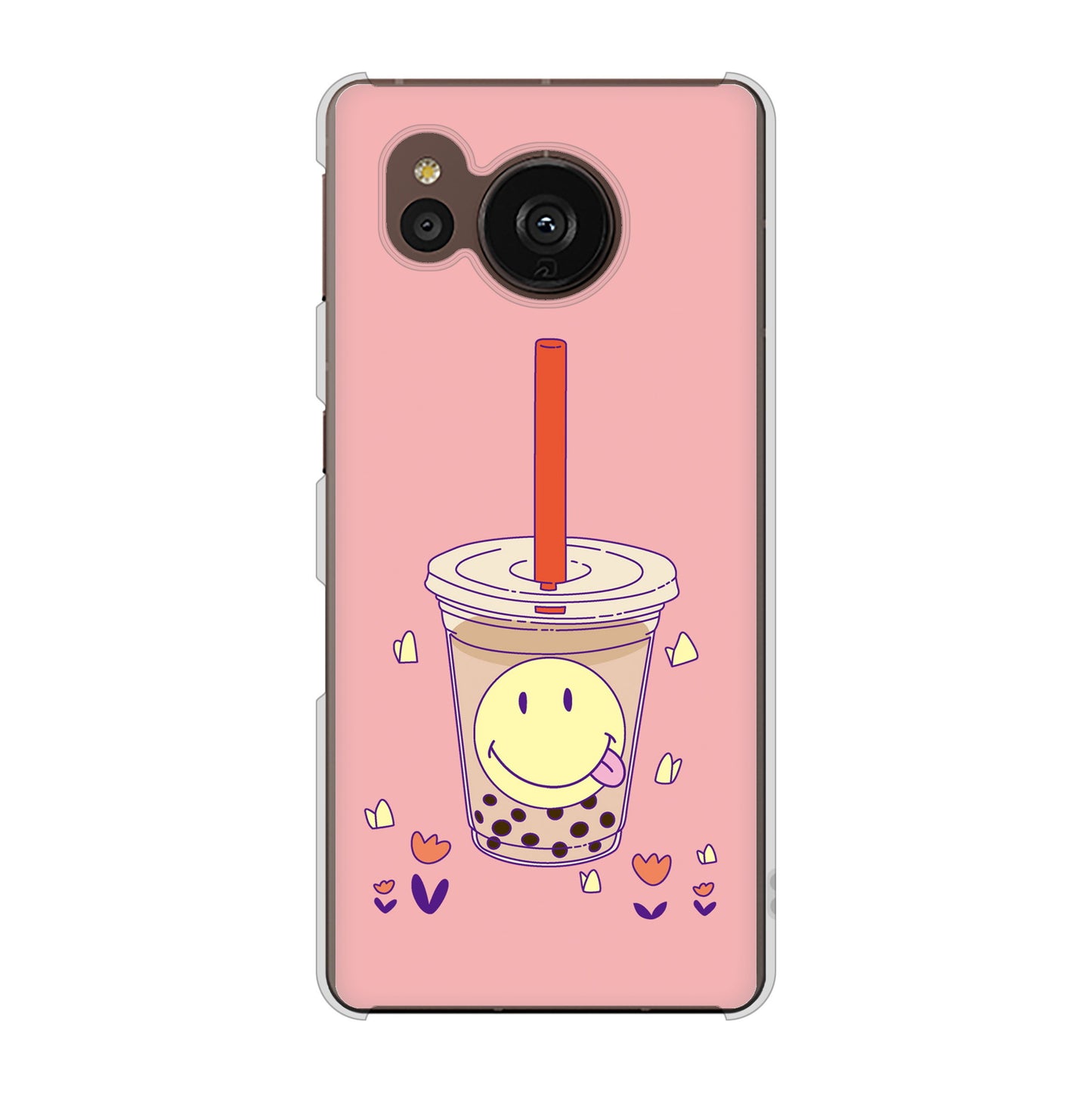 AQUOS sense7 plus A208SH SoftBank 高画質仕上げ 背面印刷 ハードケース スイーツイラスト