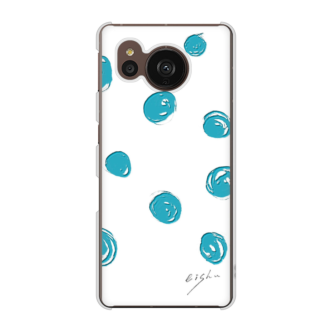 AQUOS sense7 plus A208SH SoftBank 高画質仕上げ 背面印刷 ハードケース 大野詠舟 手描きシンプル