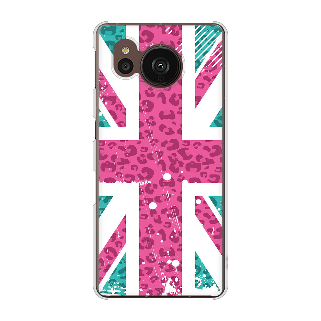 AQUOS sense7 plus A208SH SoftBank 高画質仕上げ 背面印刷 ハードケース ユニオンジャック