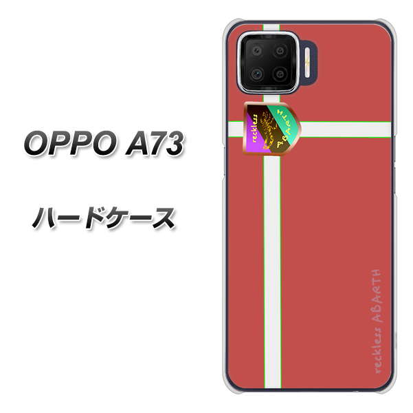 楽天モバイル OPPO(オッポ) A73 高画質仕上げ 背面印刷 ハードケース【YC934 アバルト05】