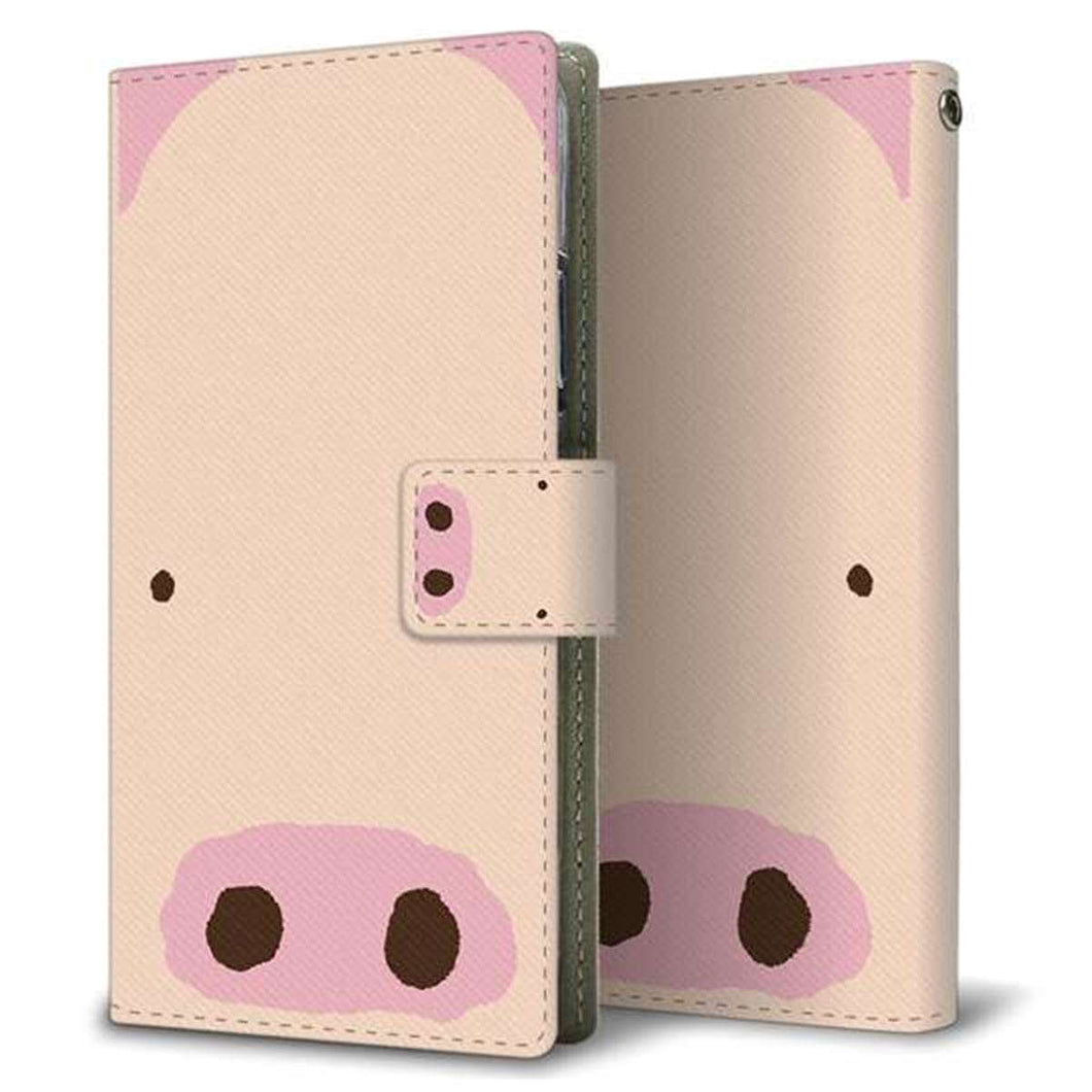 Google Pixel 3a XL 画質仕上げ プリント手帳型ケース(薄型スリム)【353 ぶた】