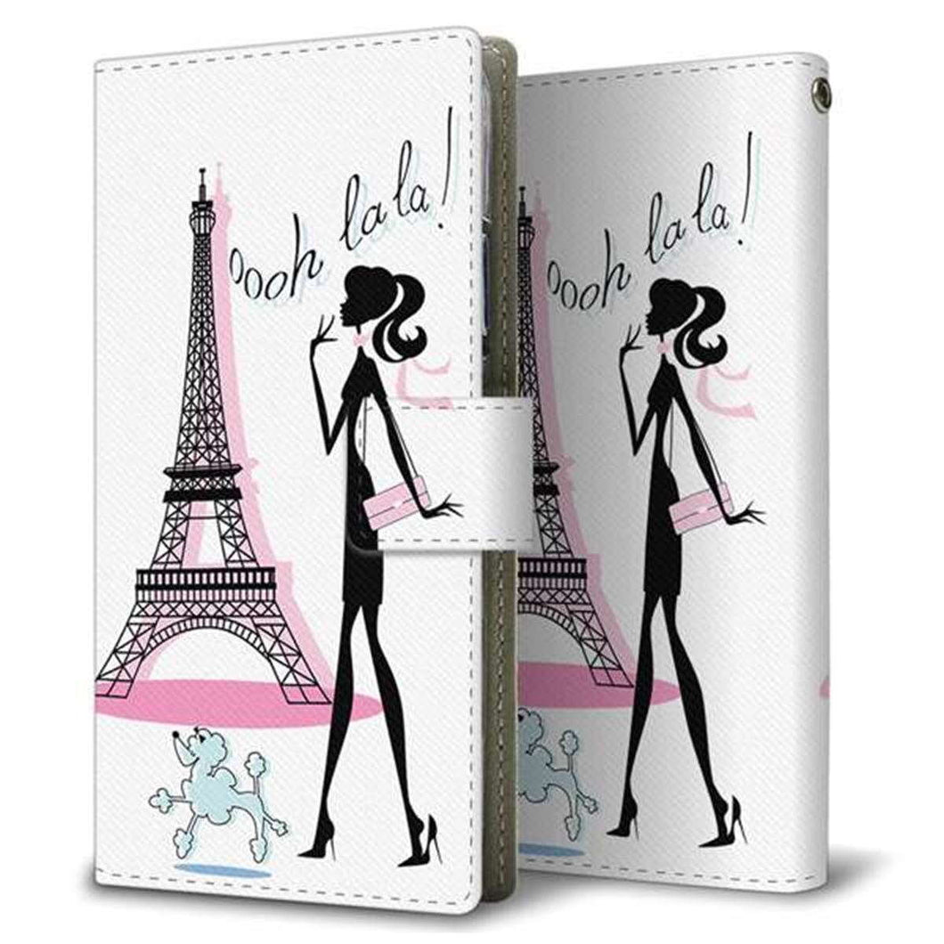 docomo LG V60 ThinQ 5G L-51A 画質仕上げ プリント手帳型ケース(薄型スリム)【377 エレガント】