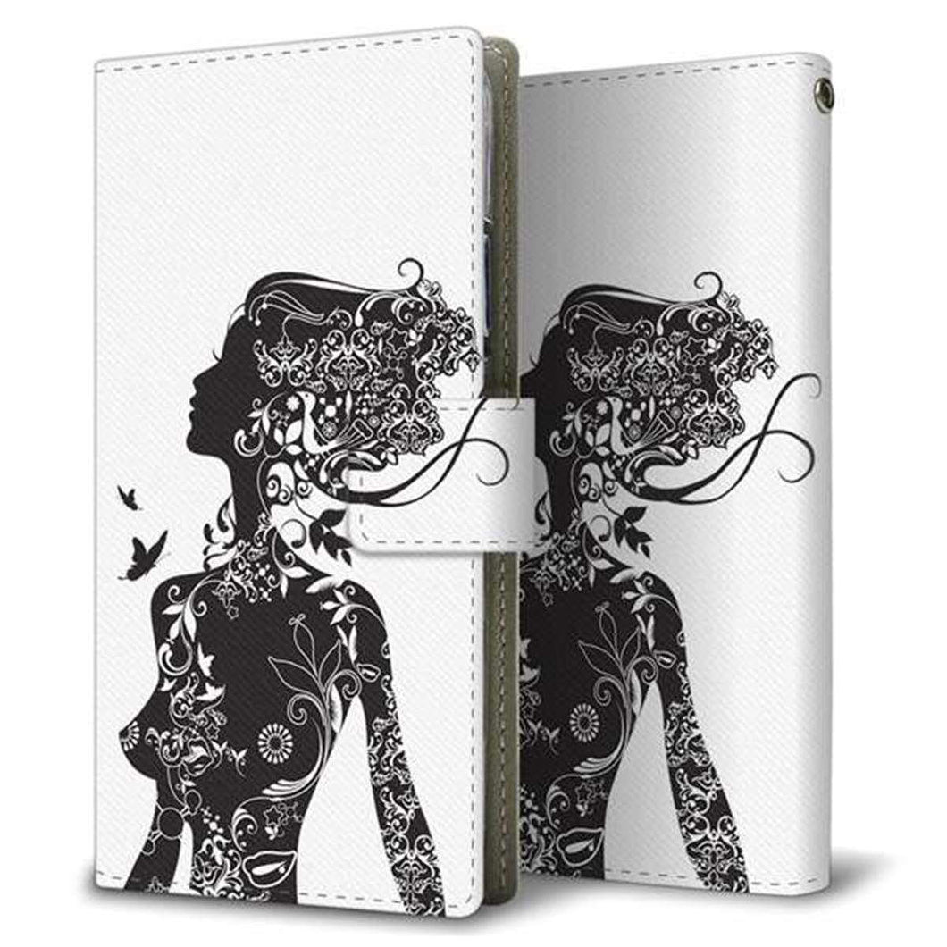 au ギャラクシー ノート20 ウルトラ SCG06 画質仕上げ プリント手帳型ケース(薄型スリム)【384 ボディアート】