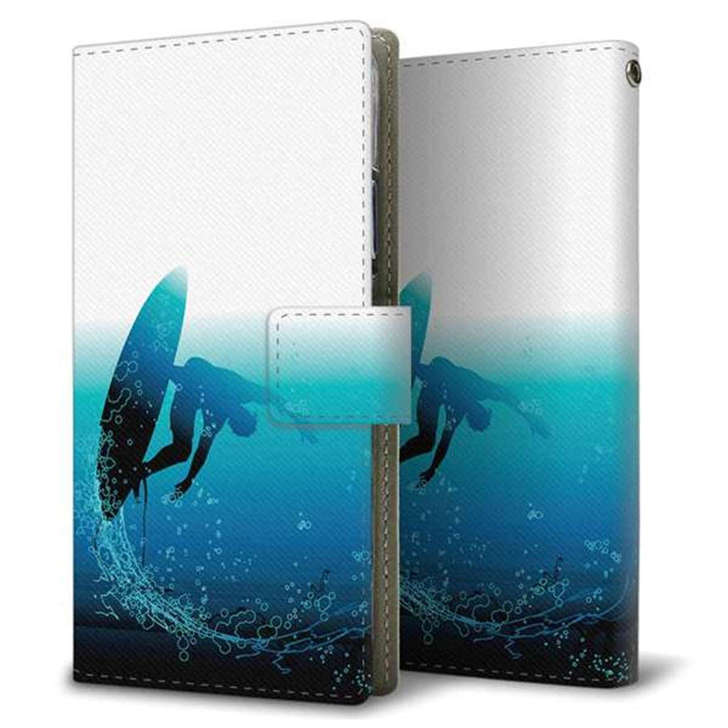 au エクスペリア1 II SOG01 画質仕上げ プリント手帳型ケース(薄型スリム)【416 カットバック】