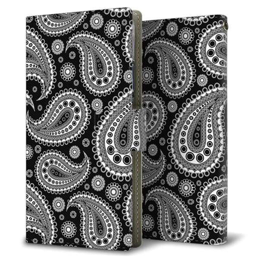 iPhone12 mini 画質仕上げ プリント手帳型ケース(薄型スリム)【421 ベイズリー】