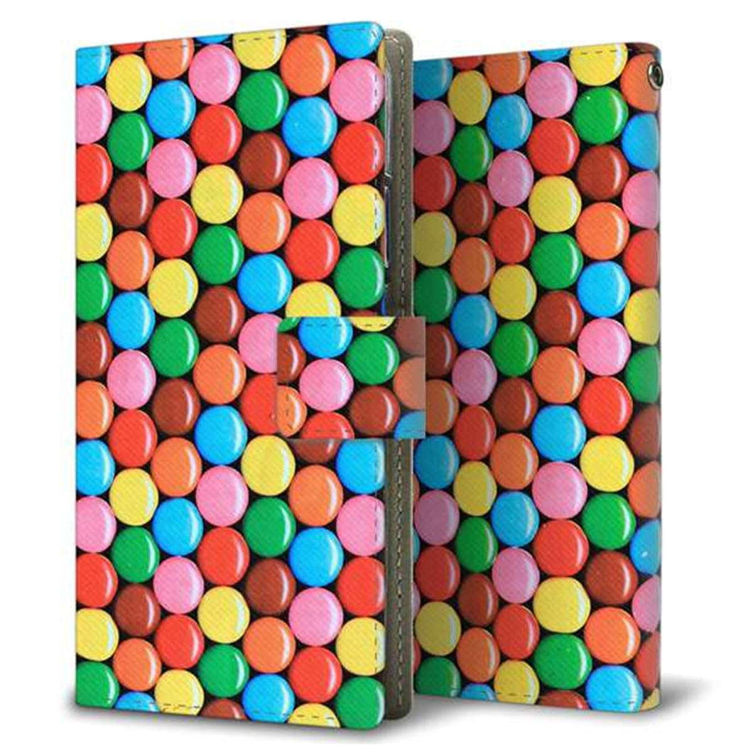 HUAWEI(ファーウェイ) P40 lite E ART-L29N 画質仕上げ プリント手帳型ケース(薄型スリム)【448 マーブルチョコ】