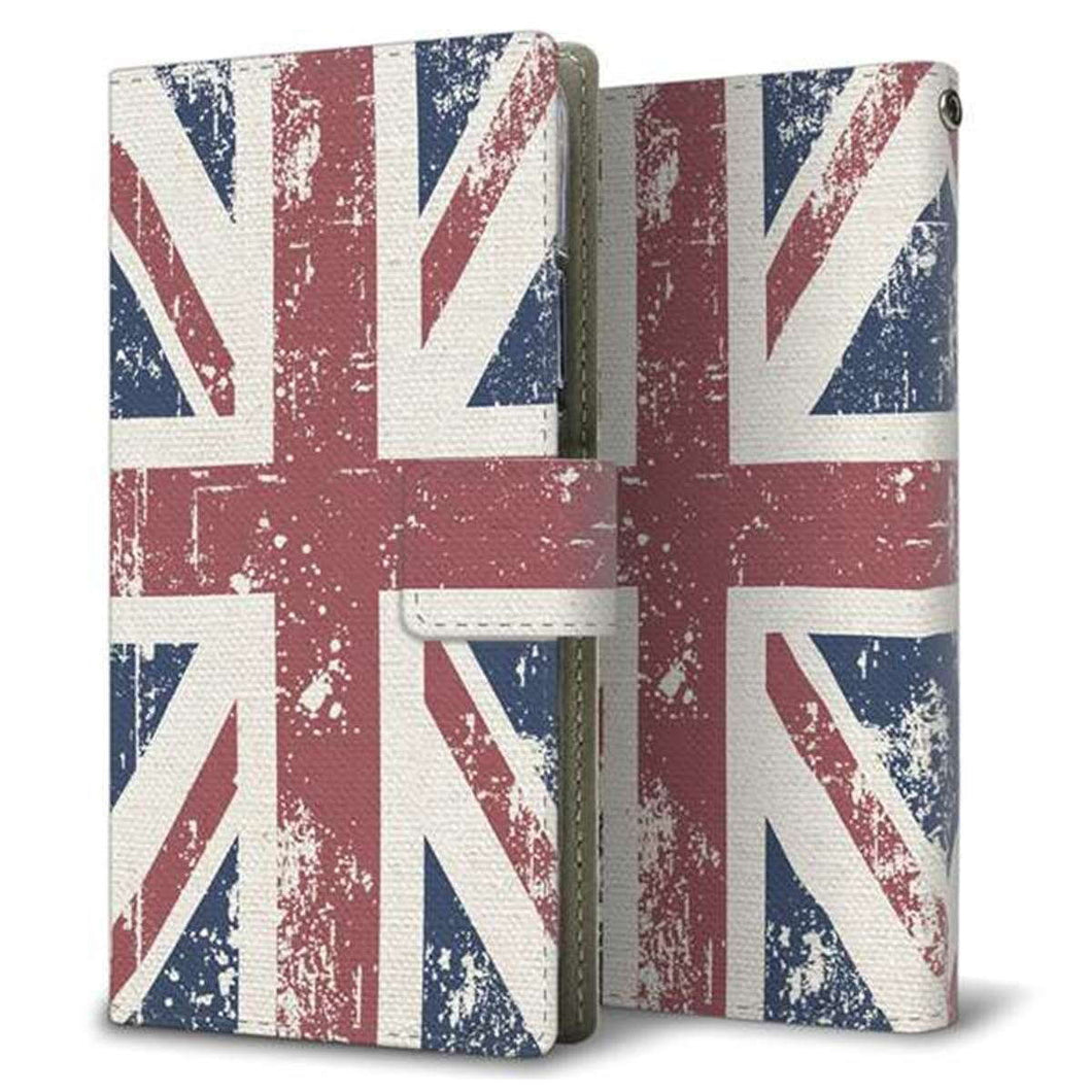 docomo ギャラクシーS7エッジ SC-02H 画質仕上げ プリント手帳型ケース(薄型スリム)【506 ユニオンジャック ビンテージ】