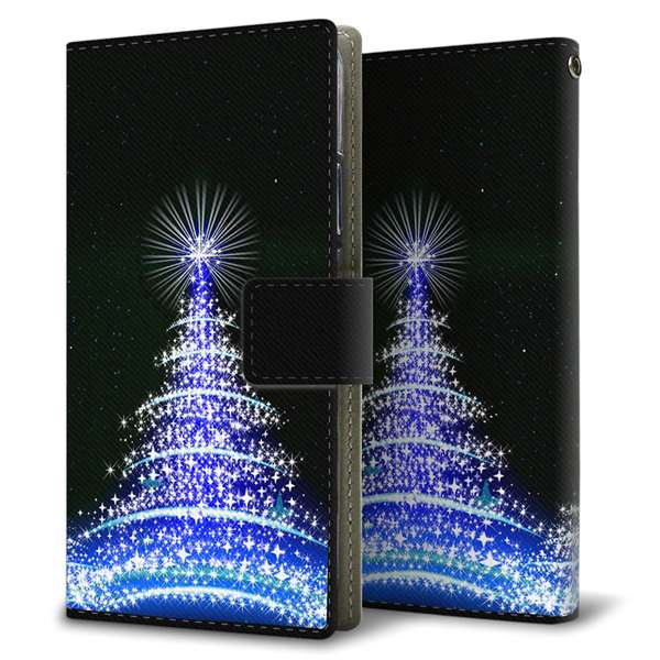 arrows We F-51B docomo 高画質仕上げ プリント手帳型ケース(薄型スリム)クリスマス