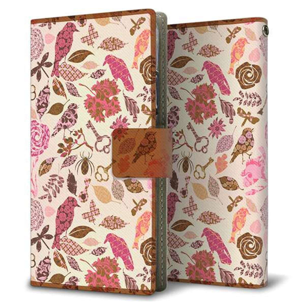 Xiaomi(シャオミ)Redmi Note 9s 画質仕上げ プリント手帳型ケース(薄型スリム)【640 おしゃれな小鳥】