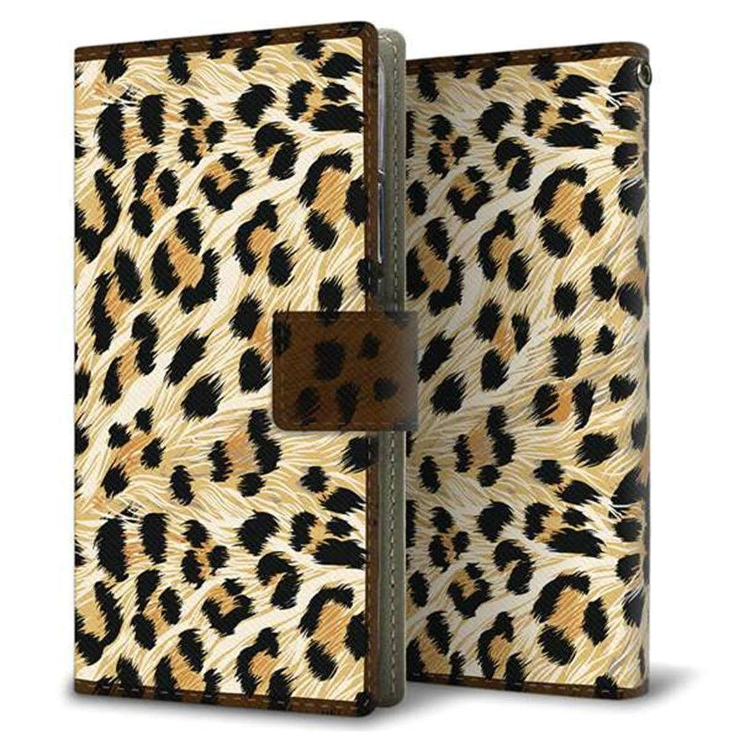 Xiaomi(シャオミ)Mi 11 Lite 5G 画質仕上げ プリント手帳型ケース(薄型スリム)【687 かっこいいヒョウ柄】