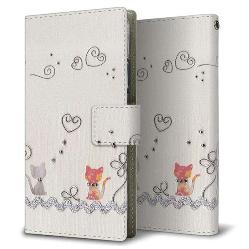 docomo LG style3 L-41A 画質仕上げ プリント手帳型ケース(薄型スリム)【1103 クラフト写真ネコ】