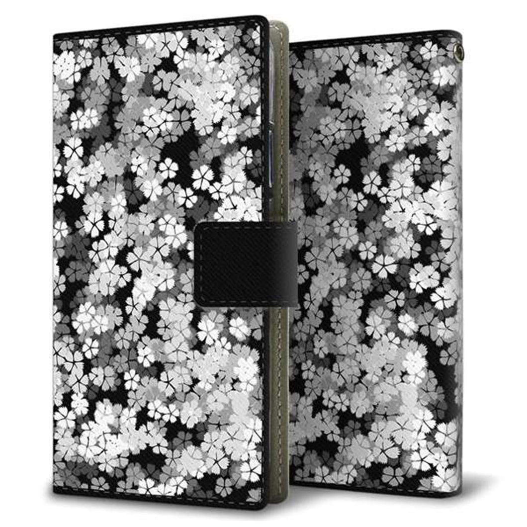 docomo ギャラクシー ノート10+ SC-01M 画質仕上げ プリント手帳型ケース(薄型スリム)【1332 夜桜】