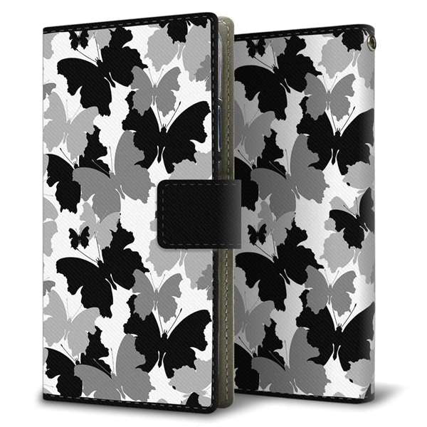 Google Pixel 5 高画質仕上げ プリント手帳型ケース(薄型スリム)【1336 夜の蝶】