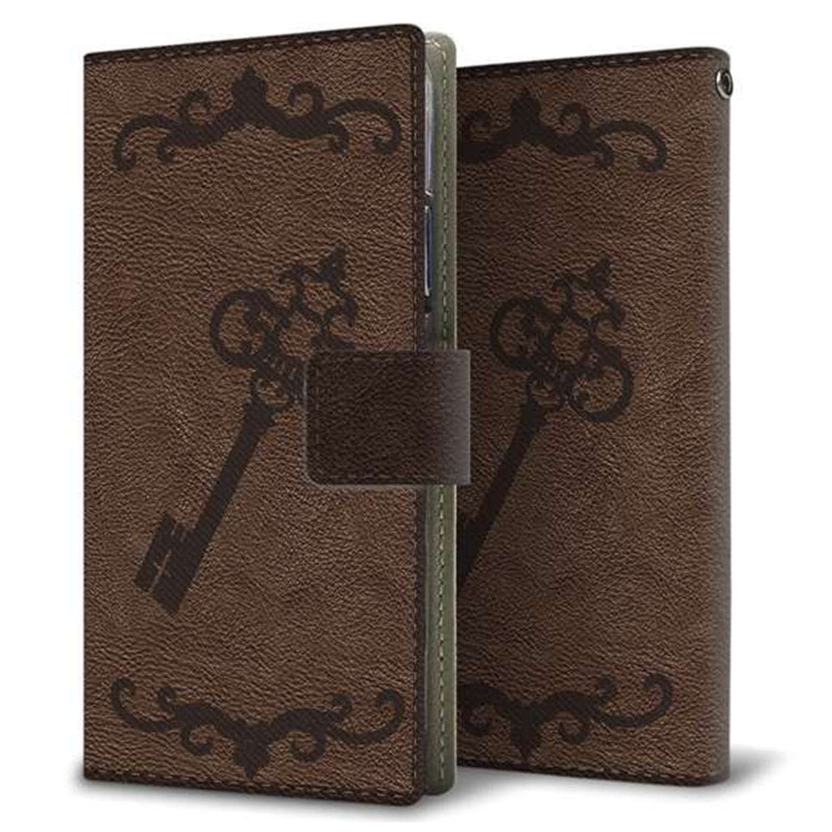 iPhone11 Pro Max (6.5インチ) 画質仕上げ プリント手帳型ケース(薄型スリム)【EK824  レザー風アンティークキー】