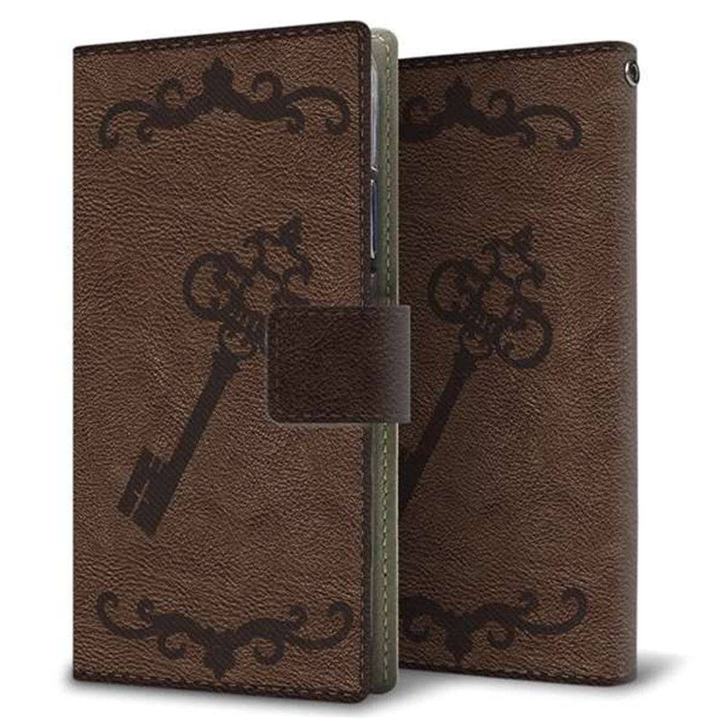 アクオス R2 コンパクト SH-M09 画質仕上げ プリント手帳型ケース(薄型スリム)【EK824 レザー風アンティークキー】