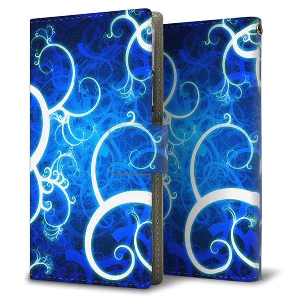 simフリー Moto G7 XT1962-5 高画質仕上げ プリント手帳型ケース(薄型スリム)【EK850 神秘の草】