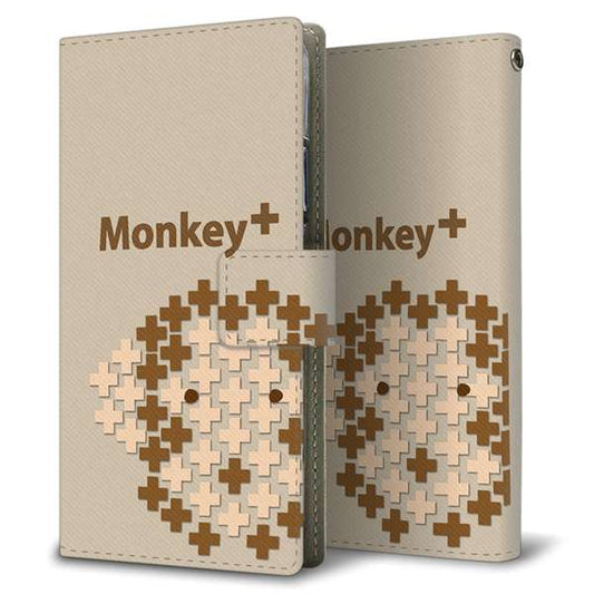 Redmi Note 11 高画質仕上げ プリント手帳型ケース(薄型スリム)【IA803 Monkey＋】