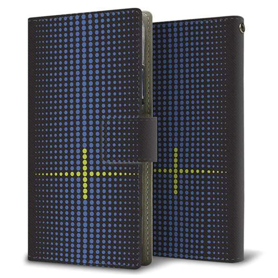 docomo HUAWEI(ファーウェイ) P30 Pro HW-02L 画質仕上げ プリント手帳型ケース(薄型スリム)【IB907  グラデーションドット】