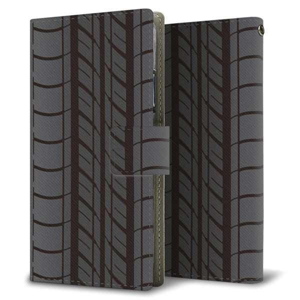 softbank アクオス R3 808SH 高画質仕上げ プリント手帳型ケース(薄型スリム)【IB931 タイヤ】