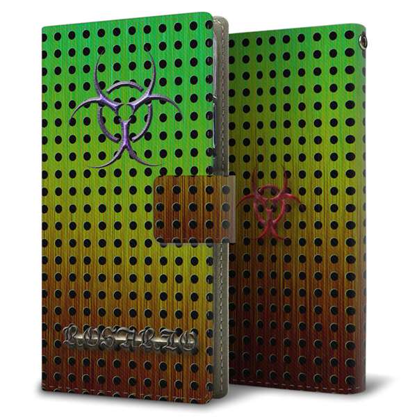 Softbank アクオスR コンパクト 701SH 高画質仕上げ プリント手帳型ケース(薄型スリム)【YA981 生物汚染】