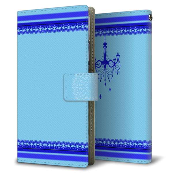 Galaxy S22 SC-51C docomo 高画質仕上げ プリント手帳型ケース(薄型スリム)レース