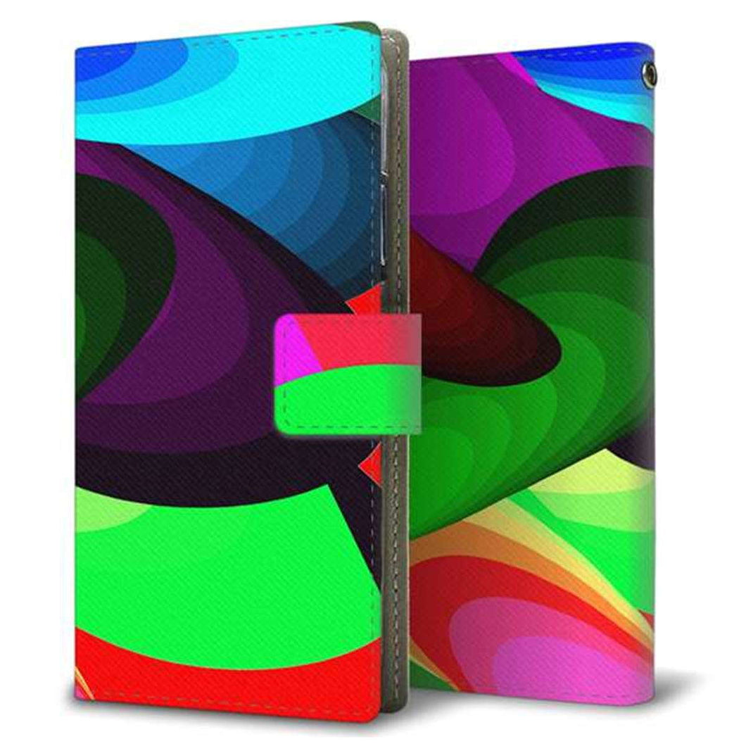 Xiaomi(シャオミ)Redmi Note 9s 画質仕上げ プリント手帳型ケース(薄型スリム)【YB835 ニュートンリング02】