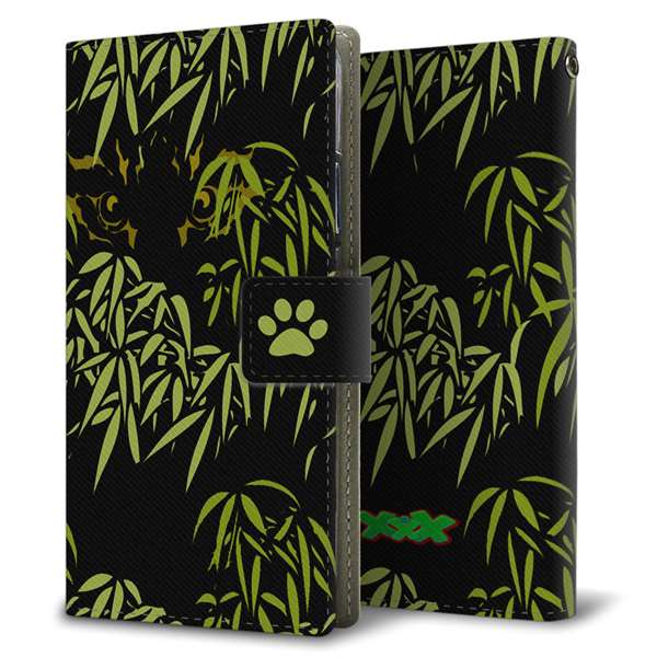 OPPO(オッポ) A5 2020 高画質仕上げ プリント手帳型ケース(薄型スリム)【YB919 キャッツアイ】