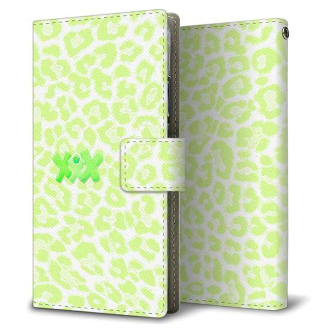 Xiaomi(シャオミ)Redmi Note 10 Pro 画質仕上げ プリント手帳型ケース(薄型スリム)【YB939 ゼブラライムグリーン】