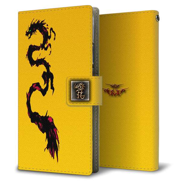 HUAWEI(ファーウェイ) P40 Pro 5G ELS-NX9 高画質仕上げ プリント手帳型ケース(薄型スリム)【YB951 のぼり竜02】