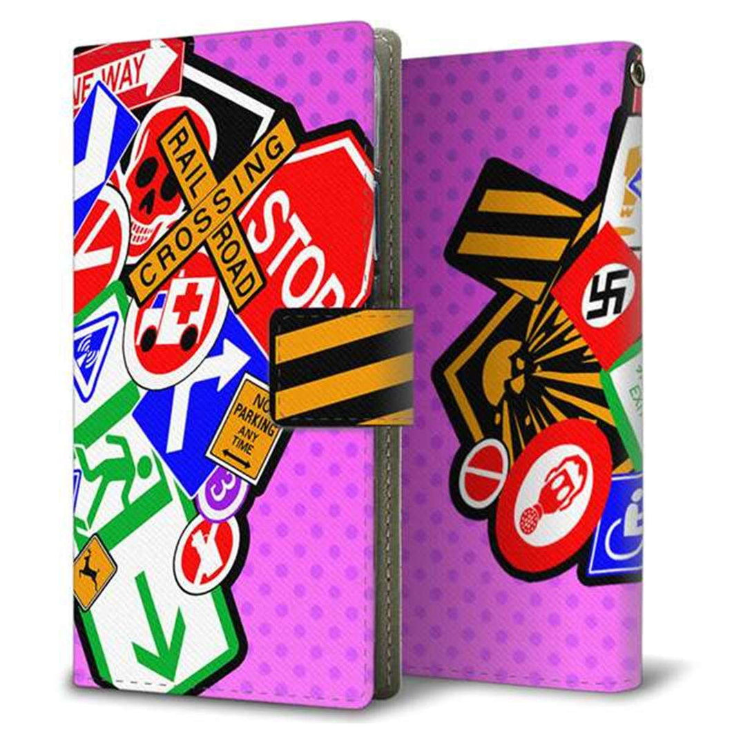 docomo ギャラクシーS7エッジ SC-02H 画質仕上げ プリント手帳型ケース(薄型スリム)【YB973 マーク01】