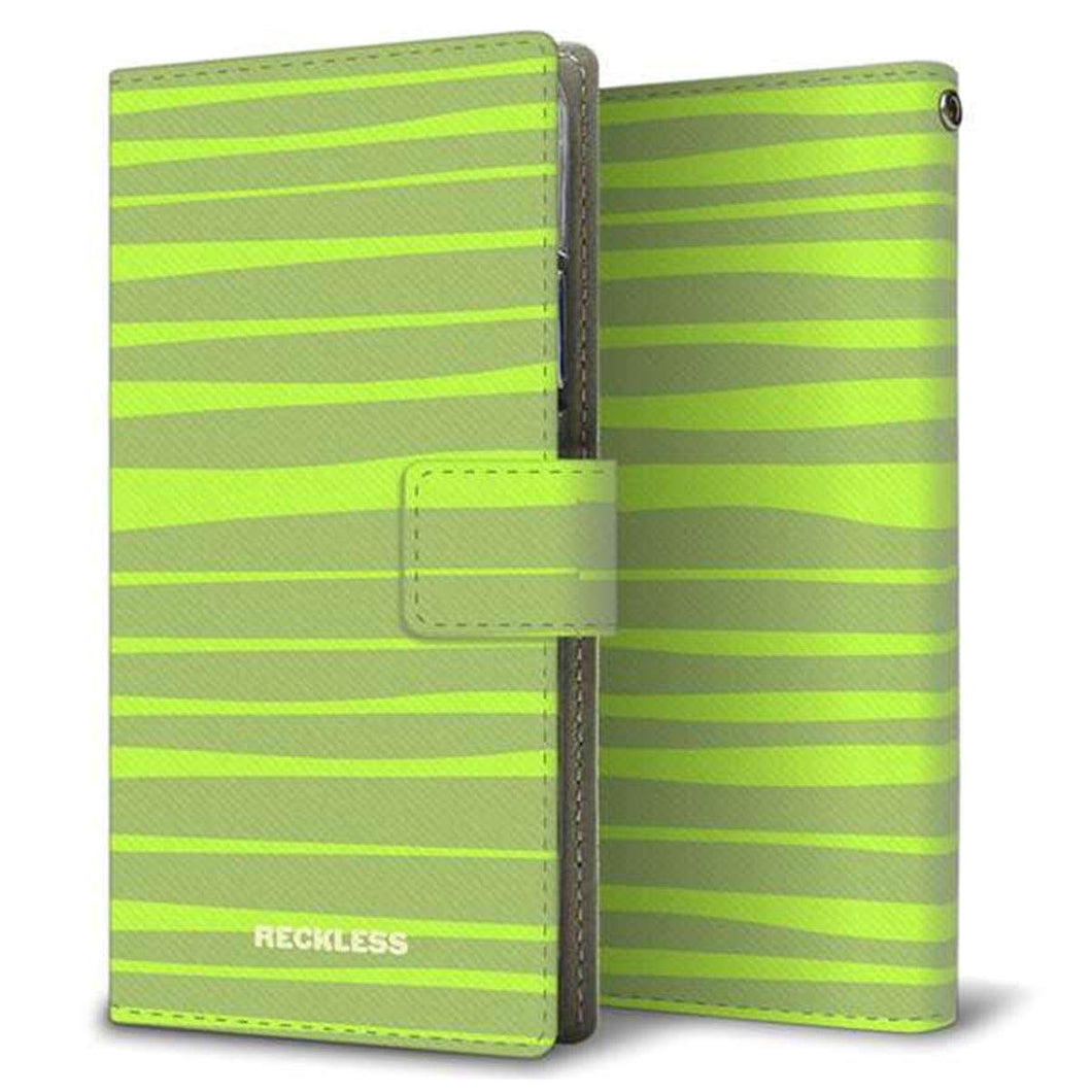 Android One S5 画質仕上げ プリント手帳型ケース(薄型スリム)【YB984 シェイキーボーダー】