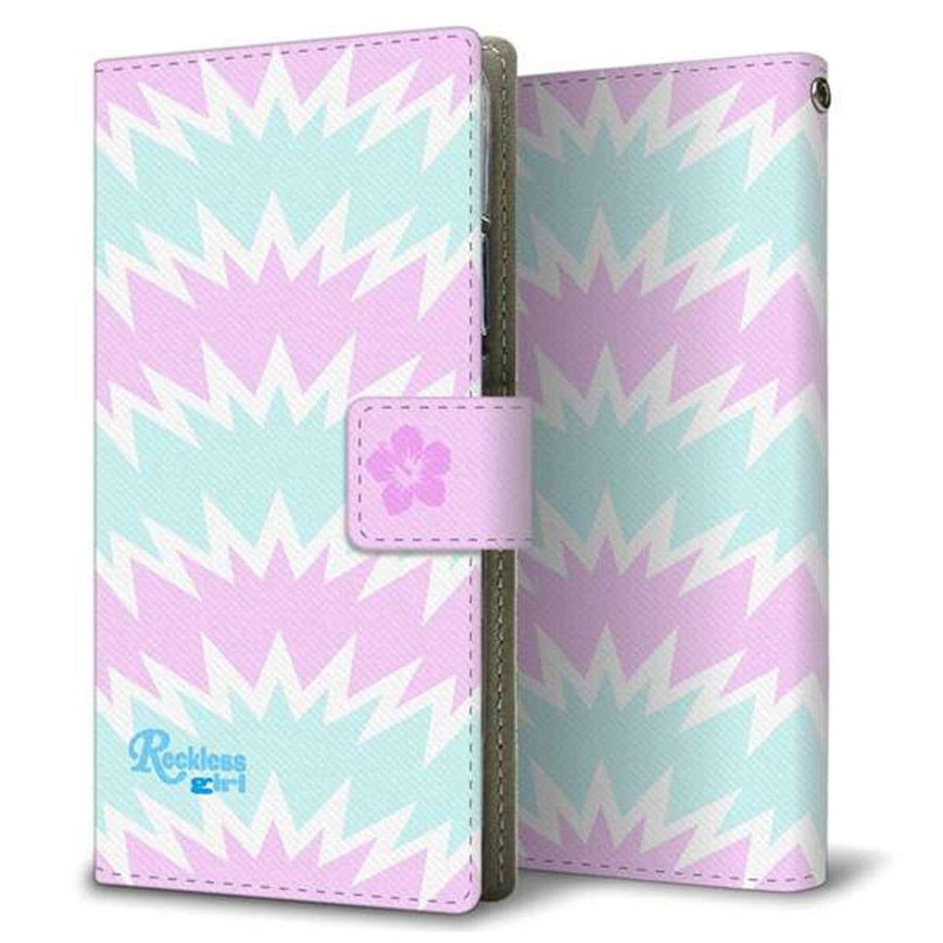 au ギャラクシー S9+ SCV39 画質仕上げ プリント手帳型ケース(薄型スリム)【YC802 スオンピンク】